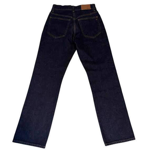 Madewell 24P 90s High Rise Straight Jeans Dark Norman Wash NWT Petite - Picture 7 of 11